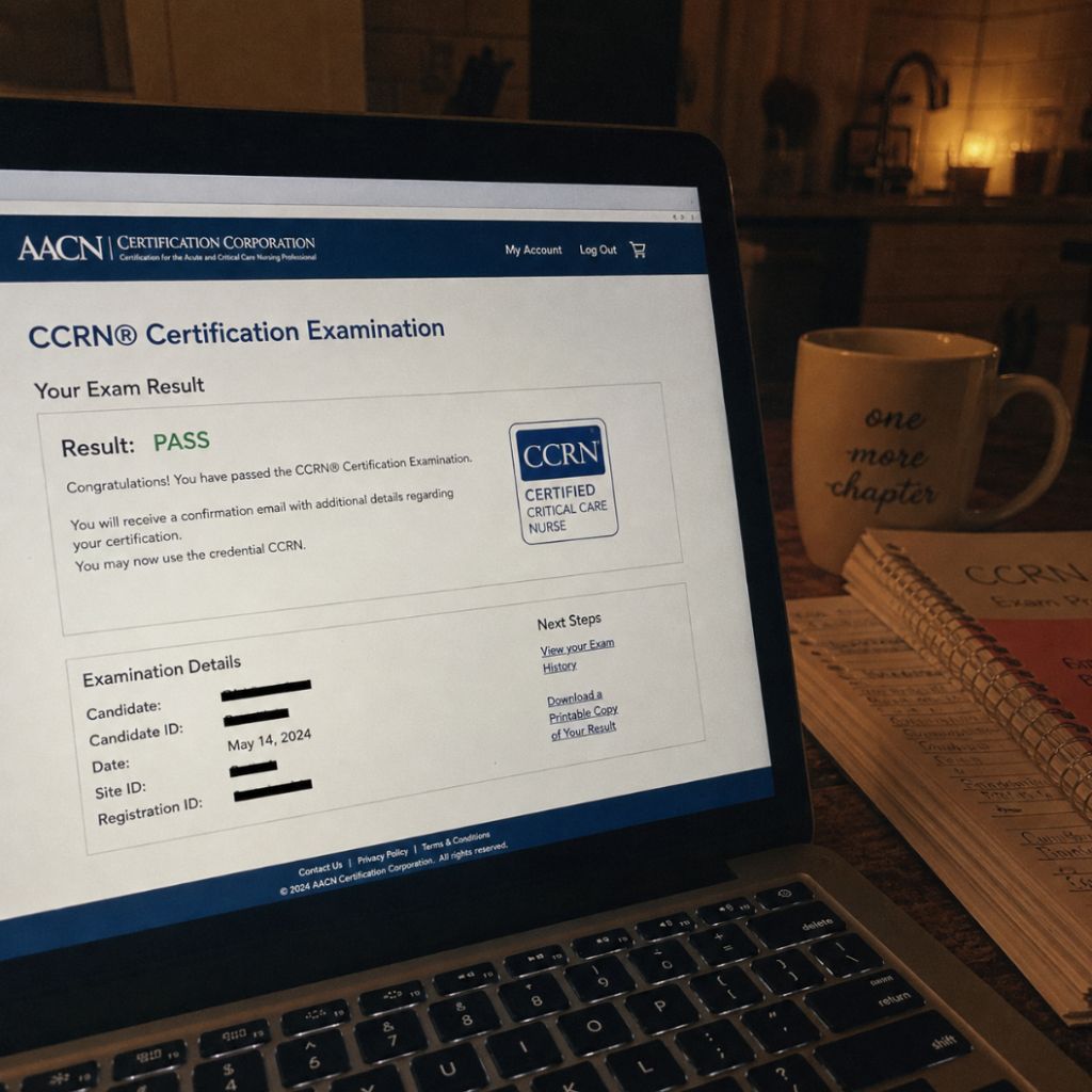 CCRN exam passed — November 2020