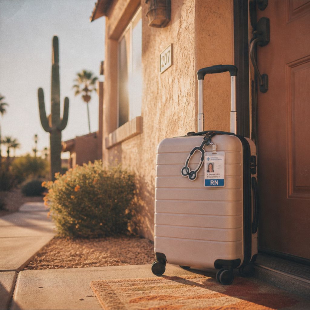 First travel contract, Phoenix — March 2019