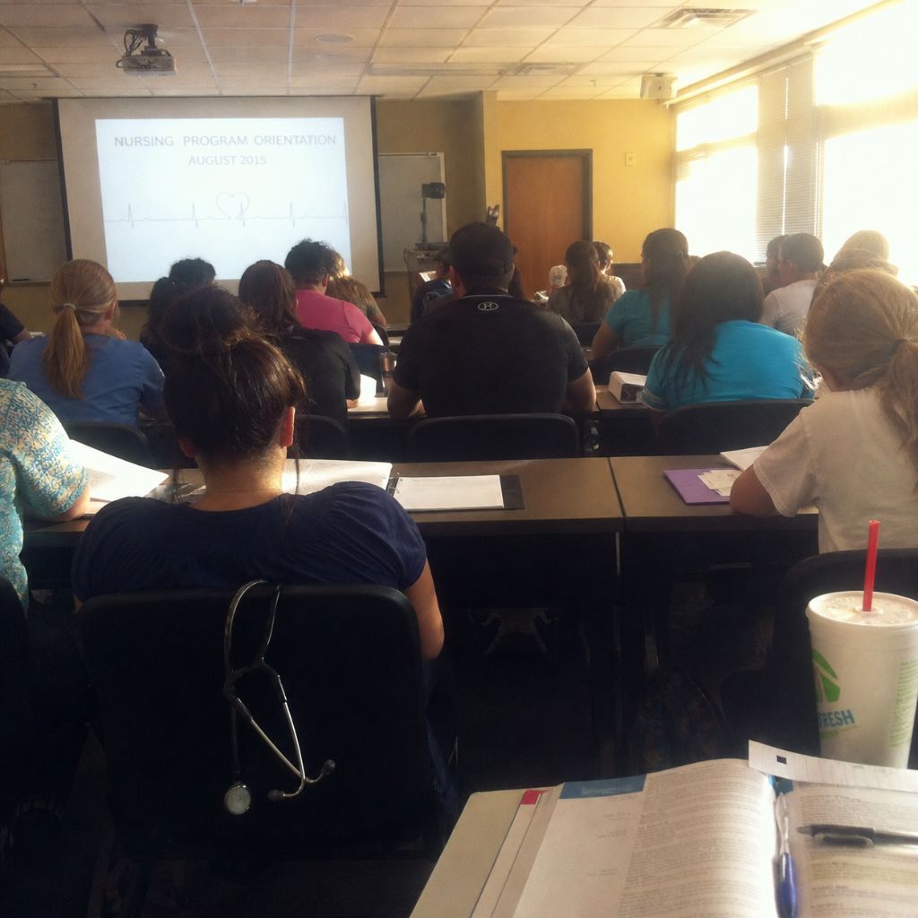 Nursing school orientation, Lone Star College — August 2015